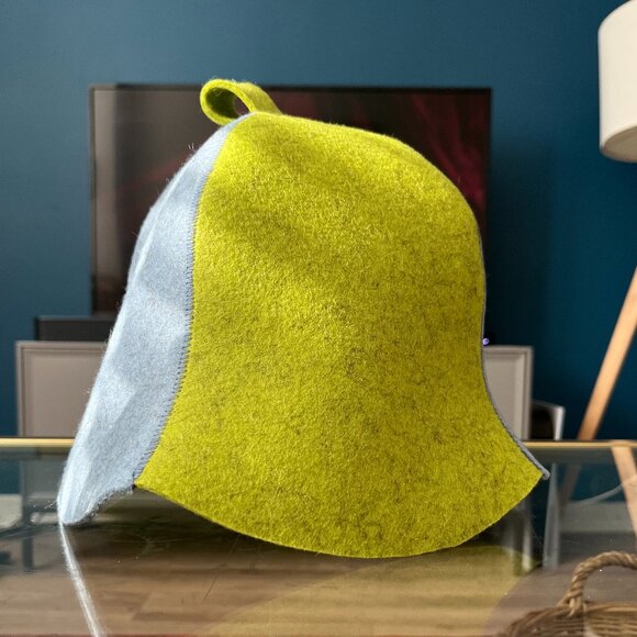 Handmade Wool Felt Sauna Hats - Picture 1 of 5
